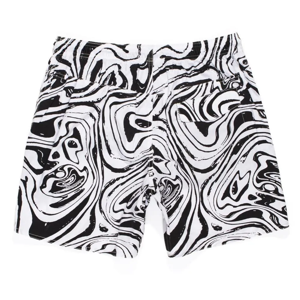 Afends Mens Baywatch - Warp - Swim Shorts