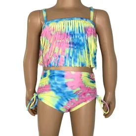 Ann Loren - Tie Dye Tankini Swimsuit