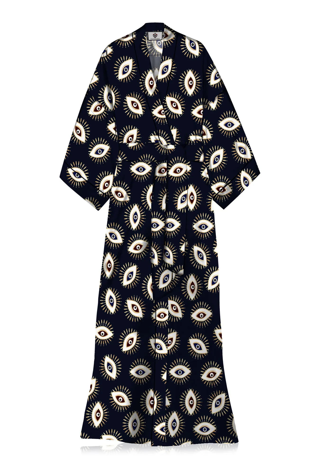 Black Silk Kimono