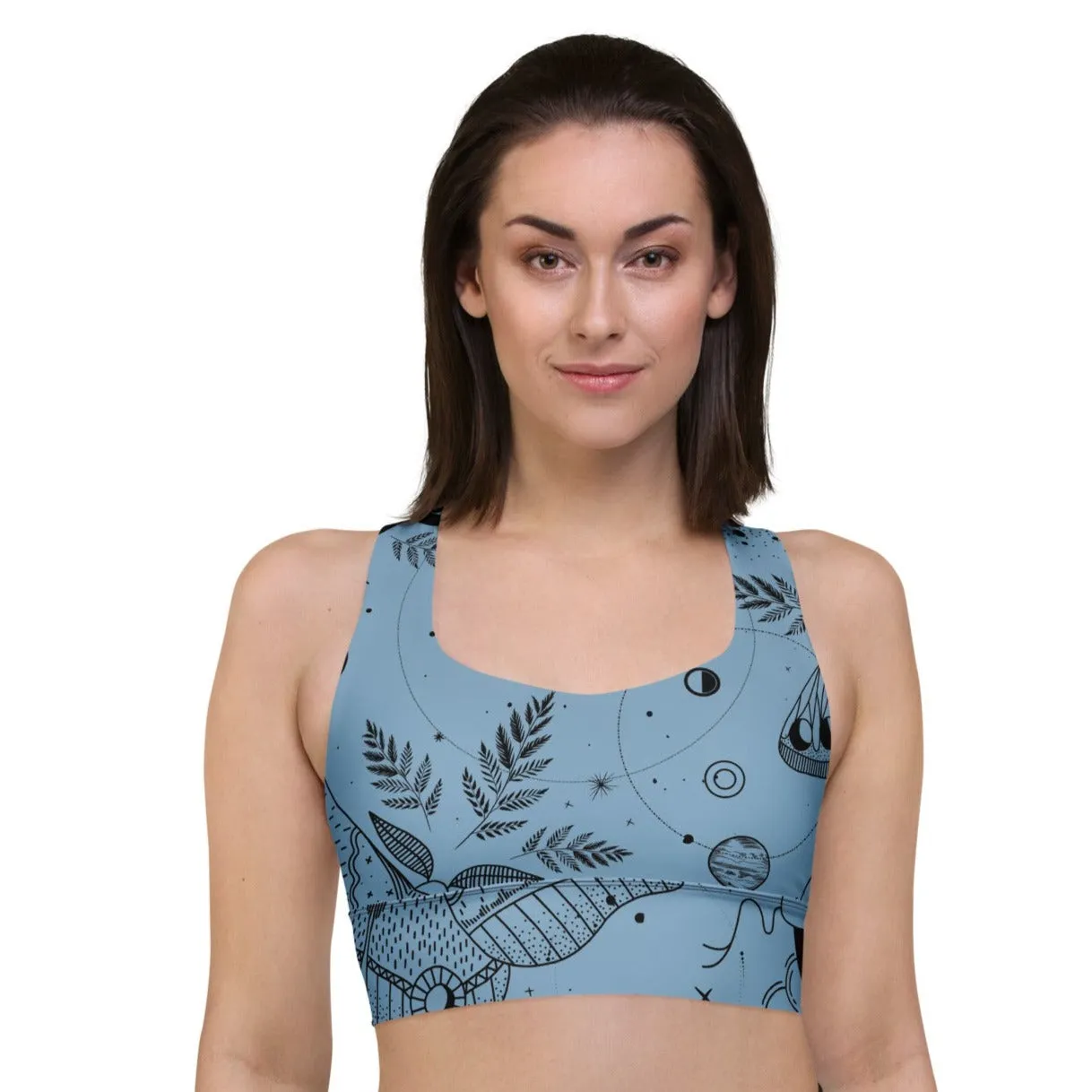 Celestial Design Sports Bra Fitness Bra, lioness-love