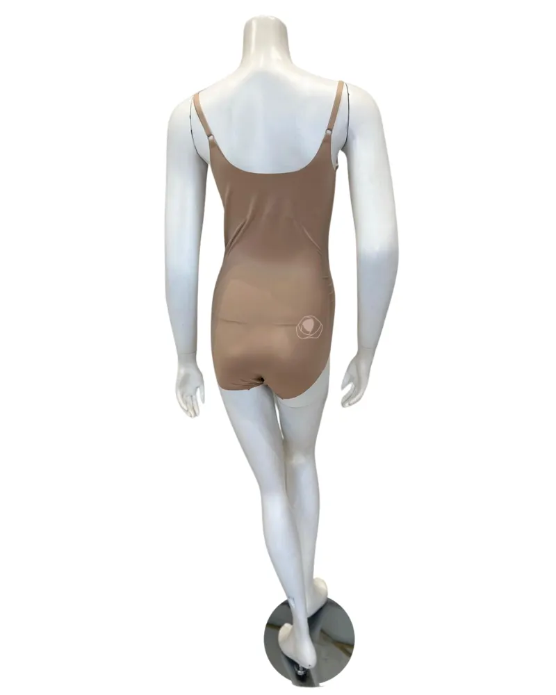 Chantelle Nude Sand Basic Shaping Open Bust Bodysuit