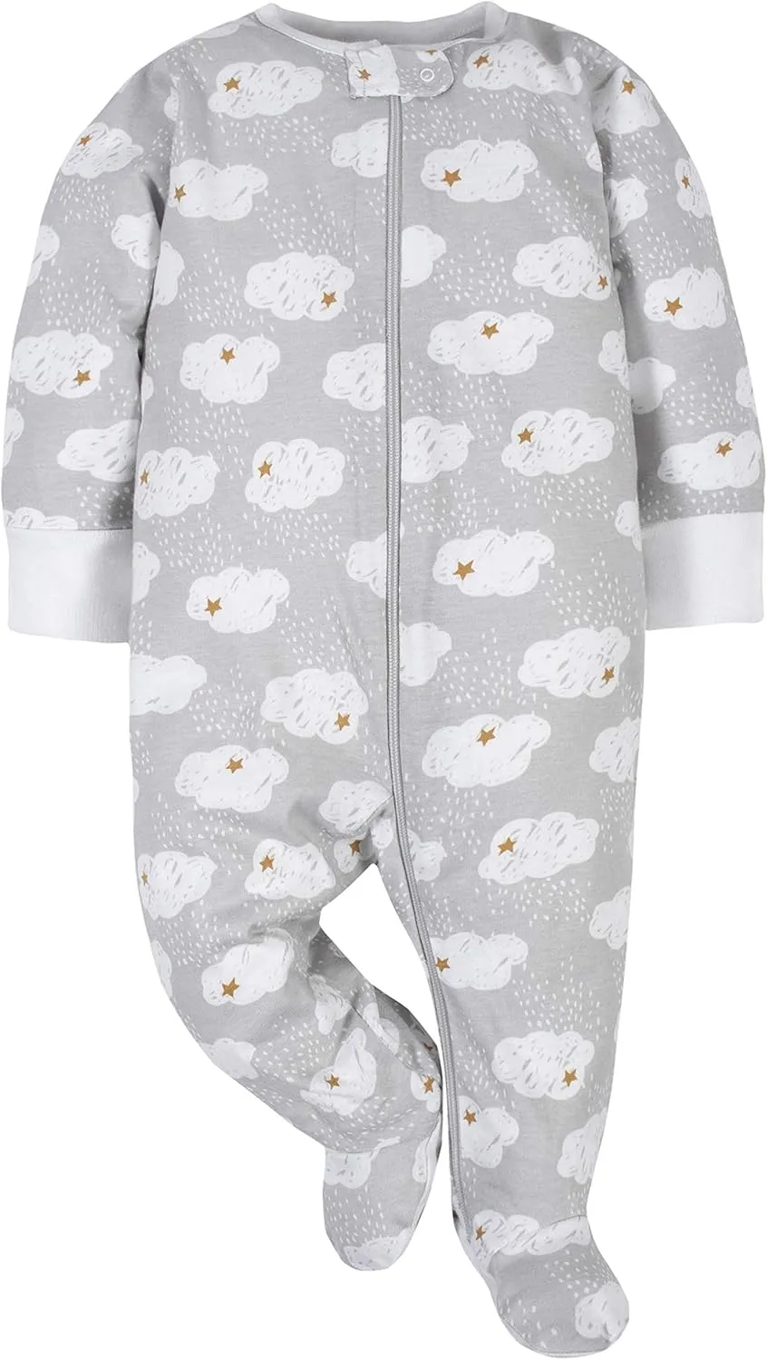 Gerber Baby Boys 4 Pack Sleep 'N Play Footie