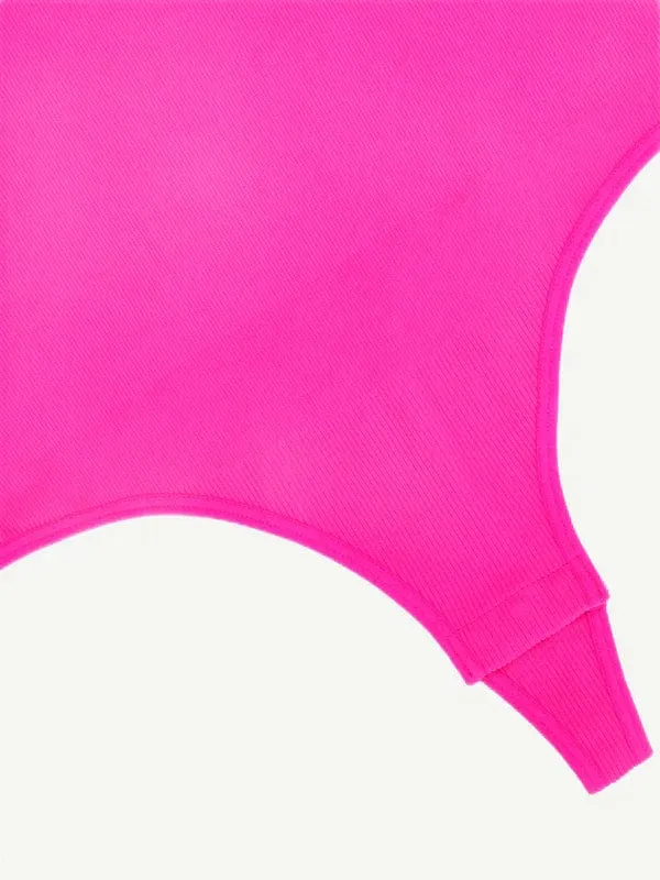 Halter Neck Criss-Cross Seamless Shapewear Bodysuit