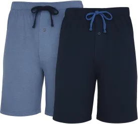 Hanes Mens 2 Pack Cotton Sleep Short, 7.5" Inseam, Comfortable and Breathable, Assorted Colors
