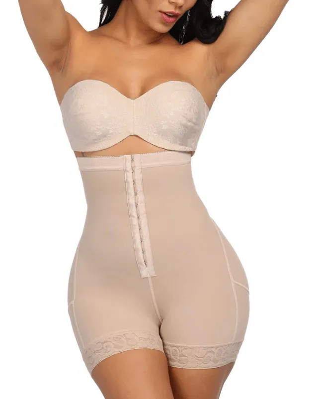 High Waist Compression Girdle Bodysuit Body Shaping Panties