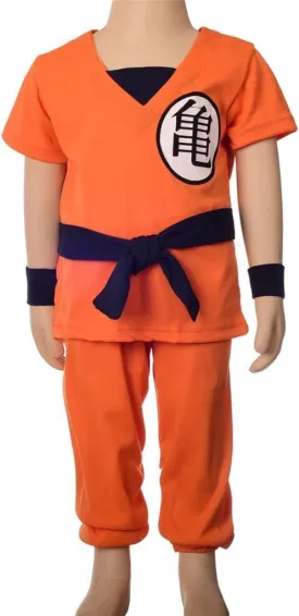 Lito Angels Toddler Little Boys Anime Cosplay Costume Clothing Set Dress Up Size 2T to 8, Orange