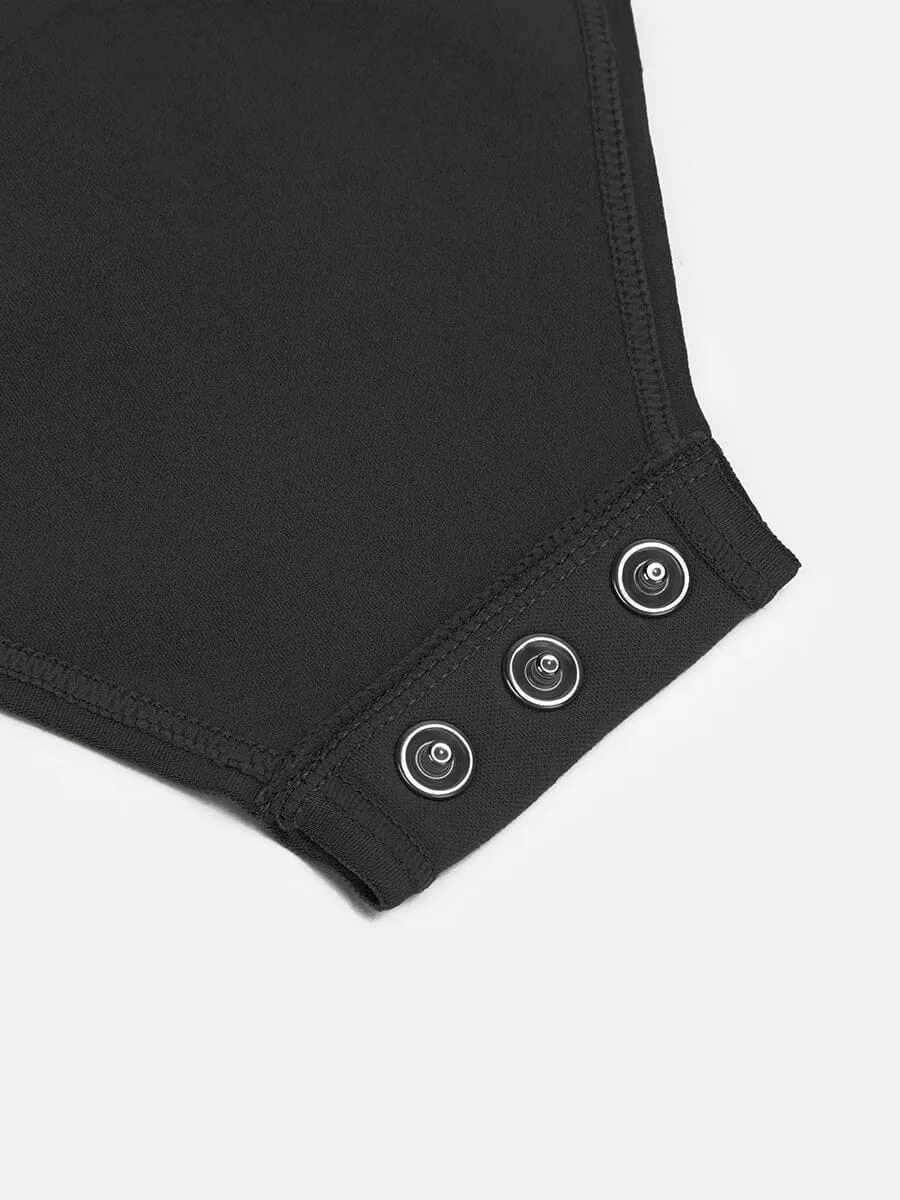 Long Sleeve Snatching Thong Bodysuit