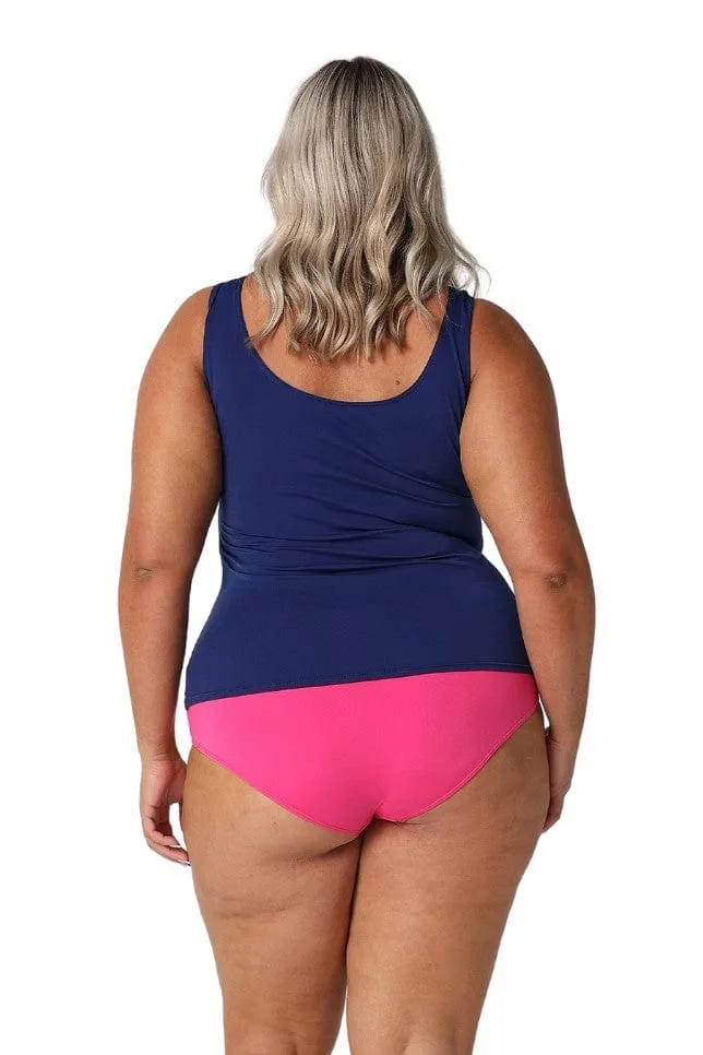 Luxe Sport Chlorine Resistant Pink High Waisted Pant