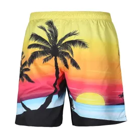 Men's Beach Shorts, Board Shorts 3D Coconut Tree