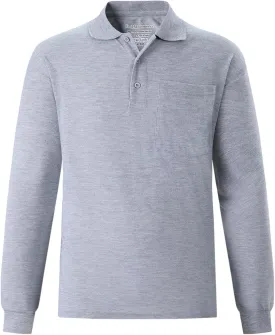 Men's Polo Shirts Long Sleeve Classic Quick Dry Moisture Wicking Tactical Golf Shirts for Men with Pocket Causal Athletic