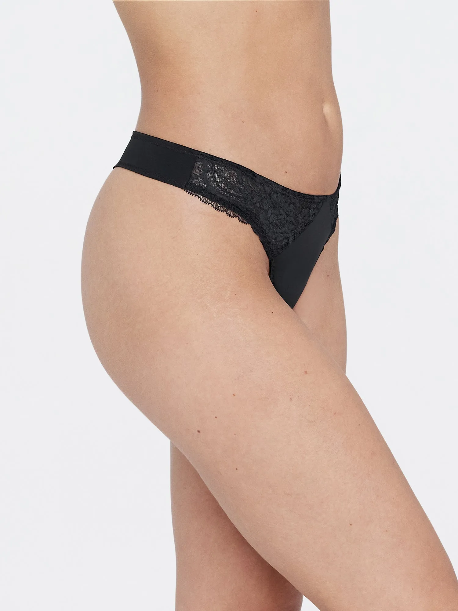 Minx Lace Trim Thong