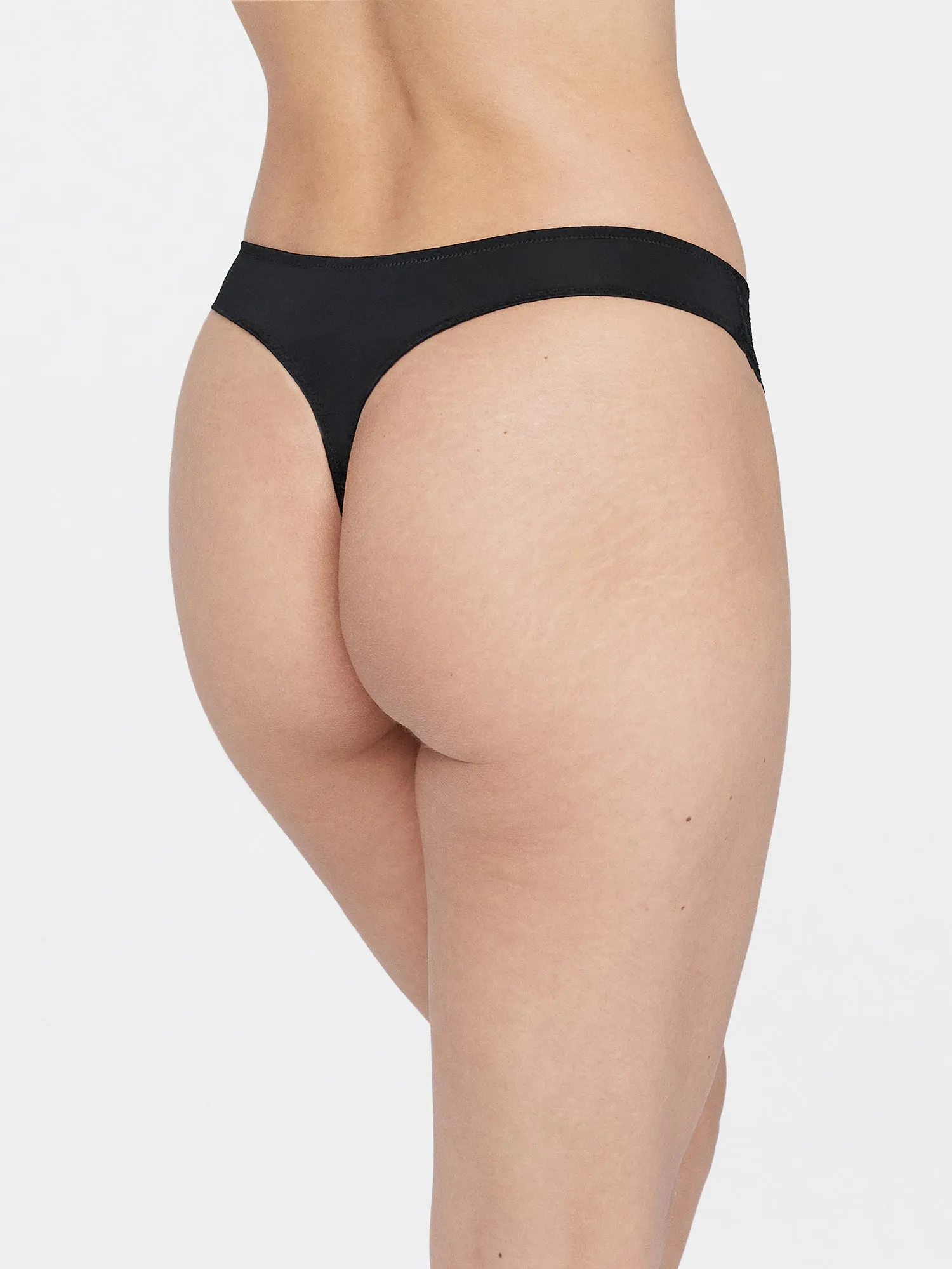 Minx Lace Trim Thong