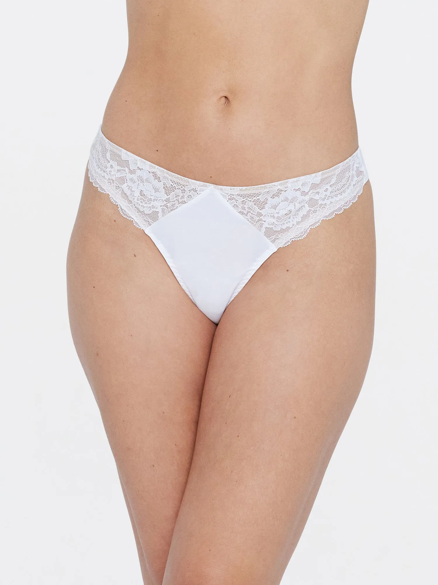 Minx Lace Trim Thong