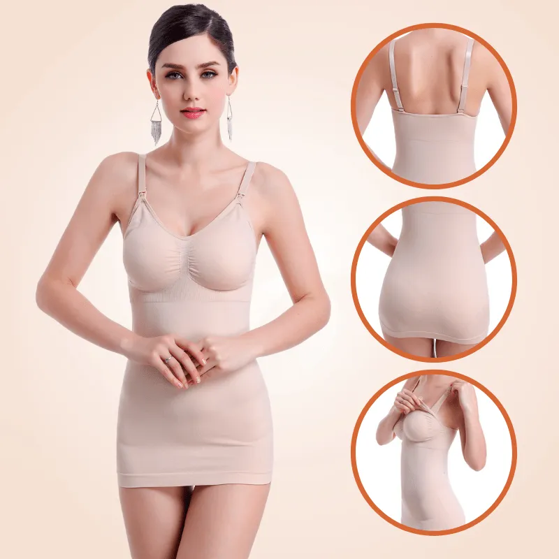 One Buckle Bra Seamless Maternity Breastfeeding Bodysuit