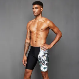 Plus Size & Quick-dry Men's Swimming Trunks with Jiang Ziya Pattern