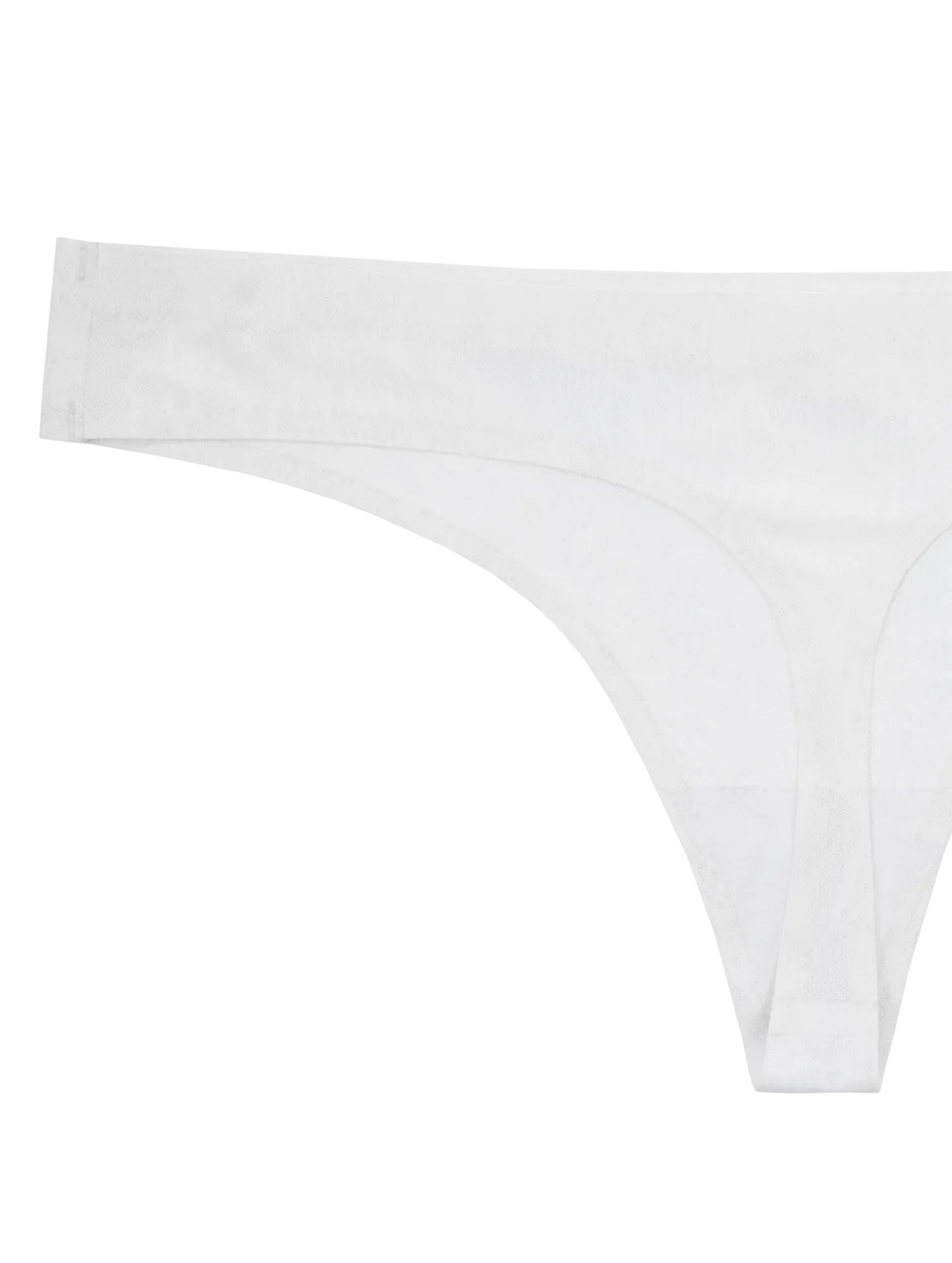 Seamless Thong Lace Print - Snow White