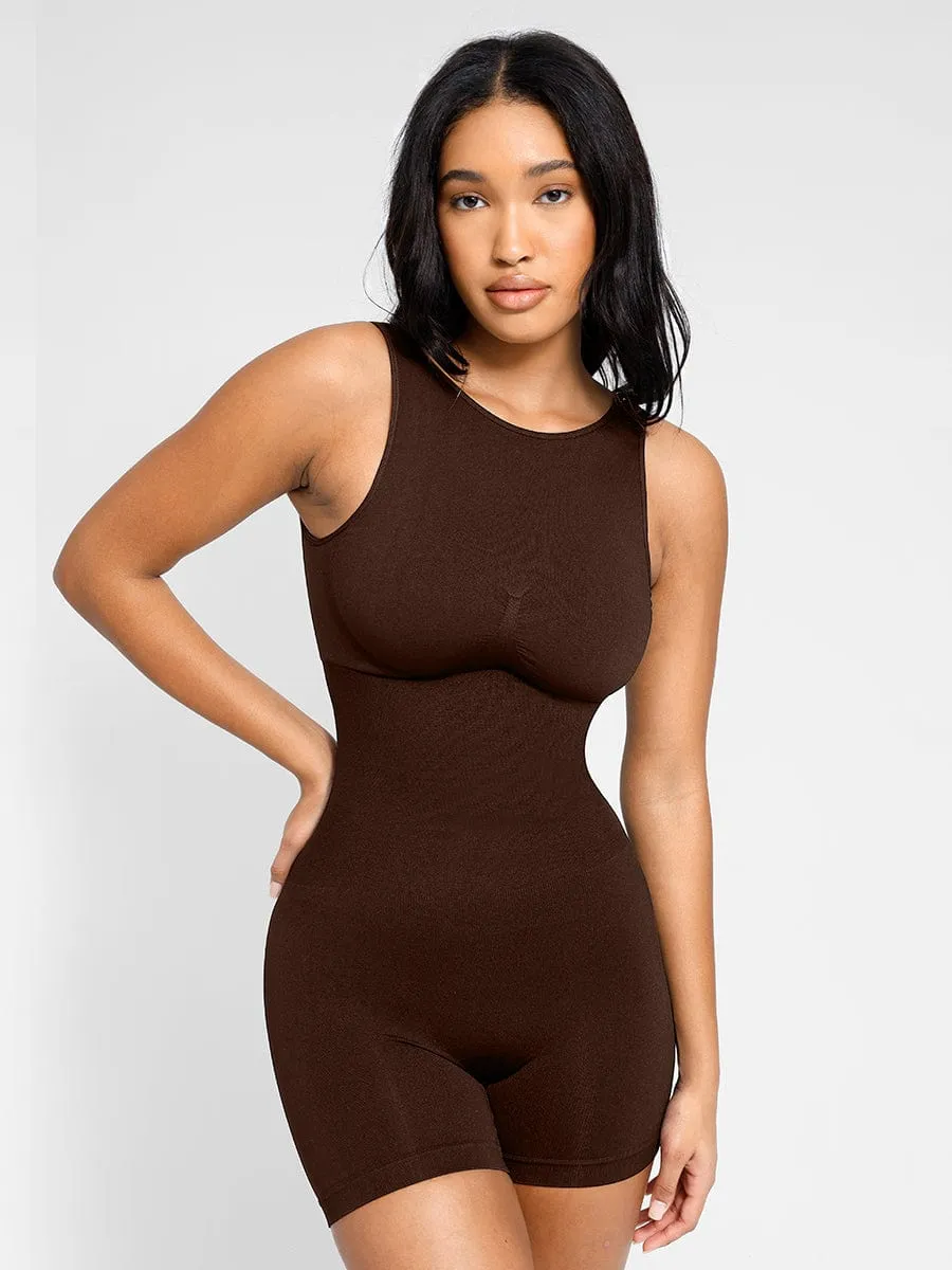 Seamless U Back Shaper Jumper with Removable Cups