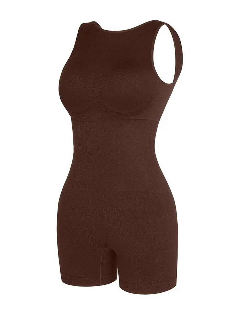 Seamless U Back Shaper Jumper with Removable Cups