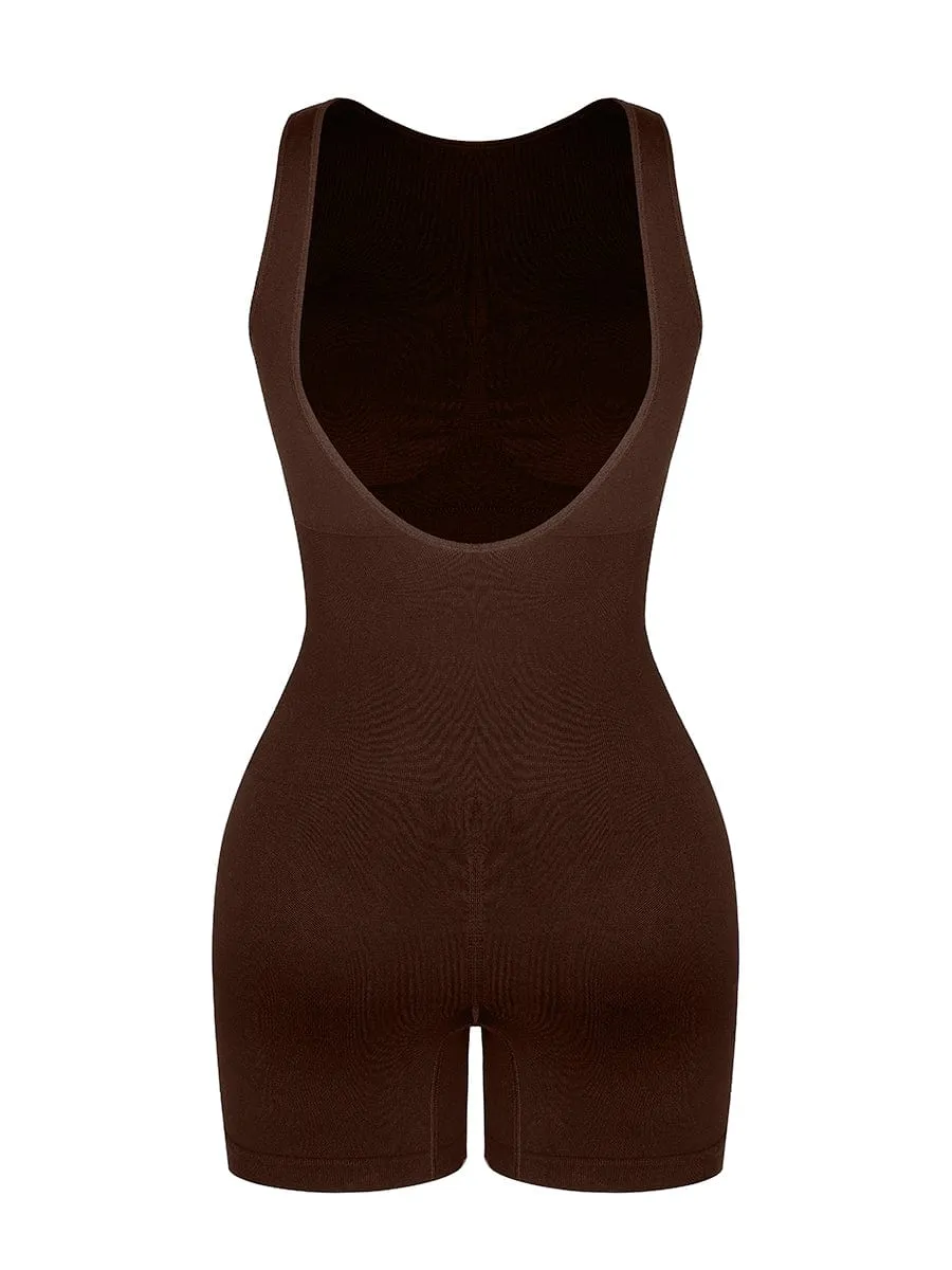 Seamless U Back Shaper Jumper with Removable Cups
