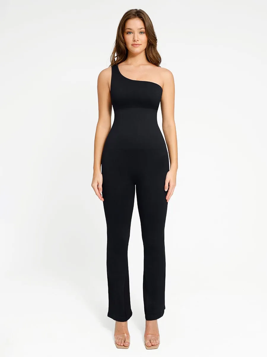 Selene | Shaping Jumpsuit with Flared Legs