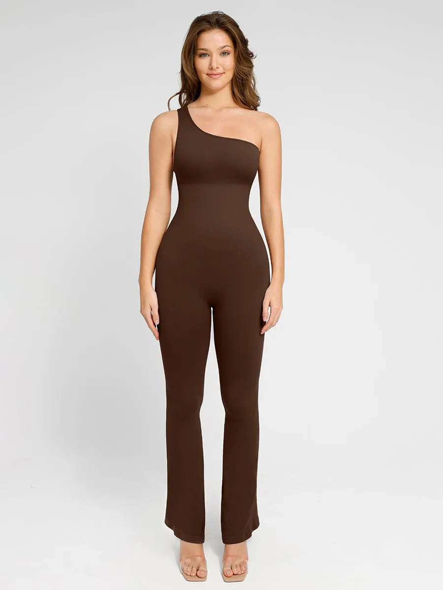 Selene | Shaping Jumpsuit with Flared Legs
