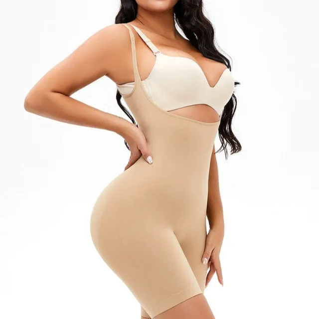 Shaping Bodysuit Underbust Faja Shaper Short For Women