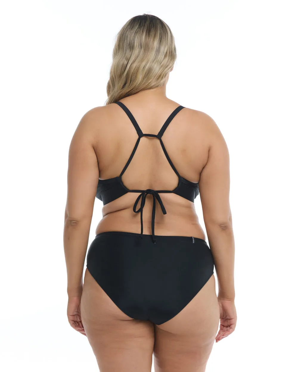SMOOTHIES DREW PLUS SIZE BIKINI TOP - BLACK