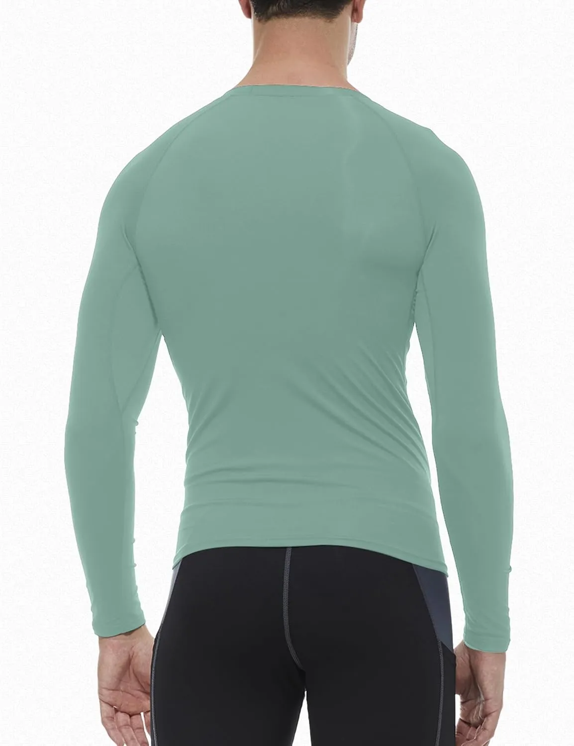 SPVISE 1 or 3 Pack Men's Compression Shirts Long Sleeve Workout Gym T-Shirt Running Top Cool Dry Sports Baselayer Undershirts