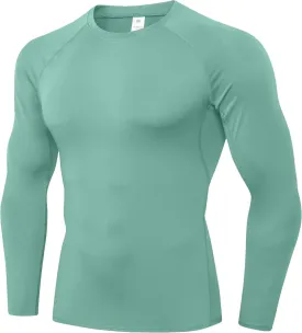 SPVISE 1 or 3 Pack Men's Compression Shirts Long Sleeve Workout Gym T-Shirt Running Top Cool Dry Sports Baselayer Undershirts