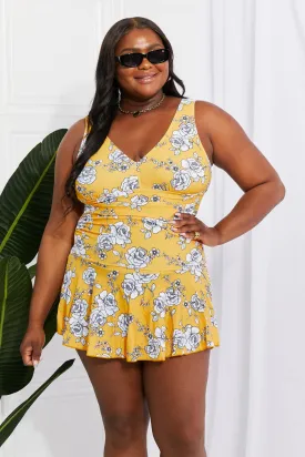 Swim Dress in Mustard