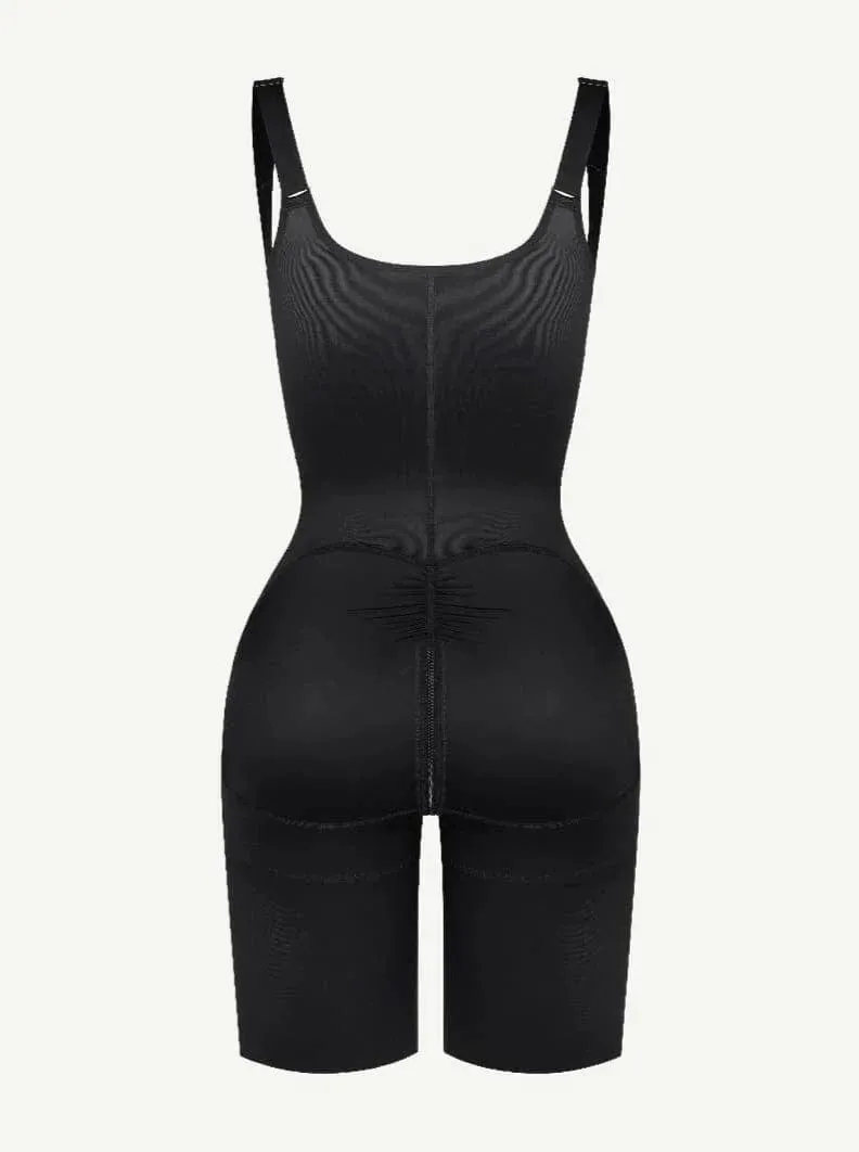 U Shaped Open Bust Tummy Control Shapewear Bodysuit