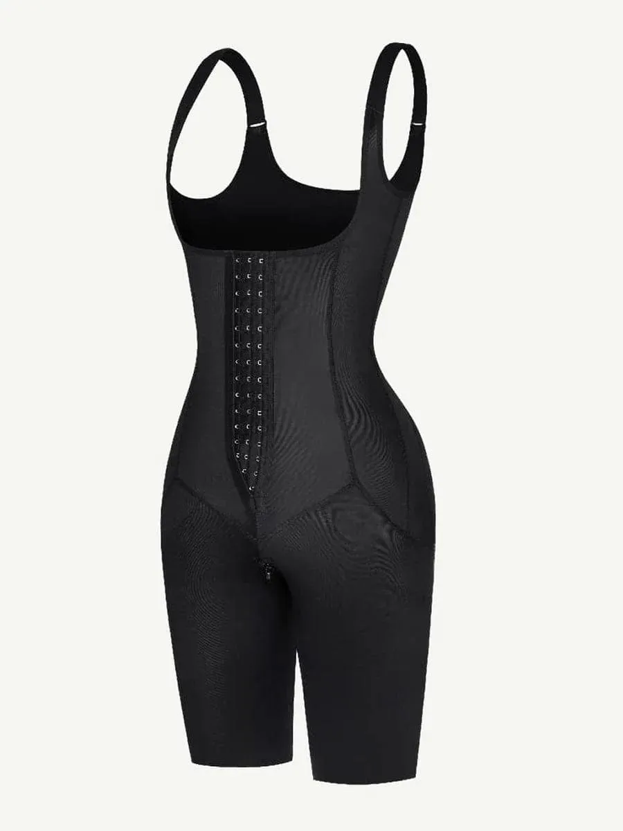 U Shaped Open Bust Tummy Control Shapewear Bodysuit