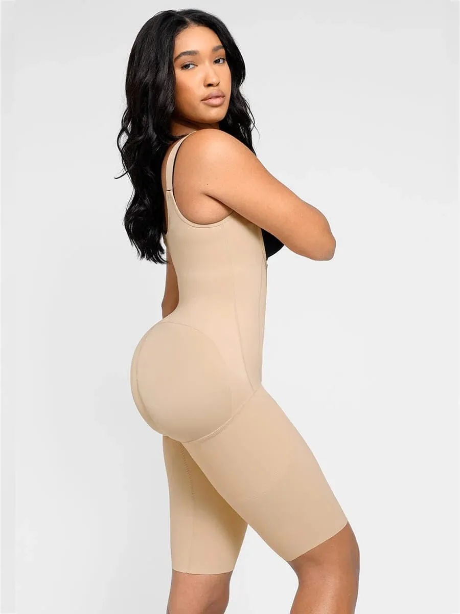 U Shaped Open Bust Tummy Control Shapewear Bodysuit