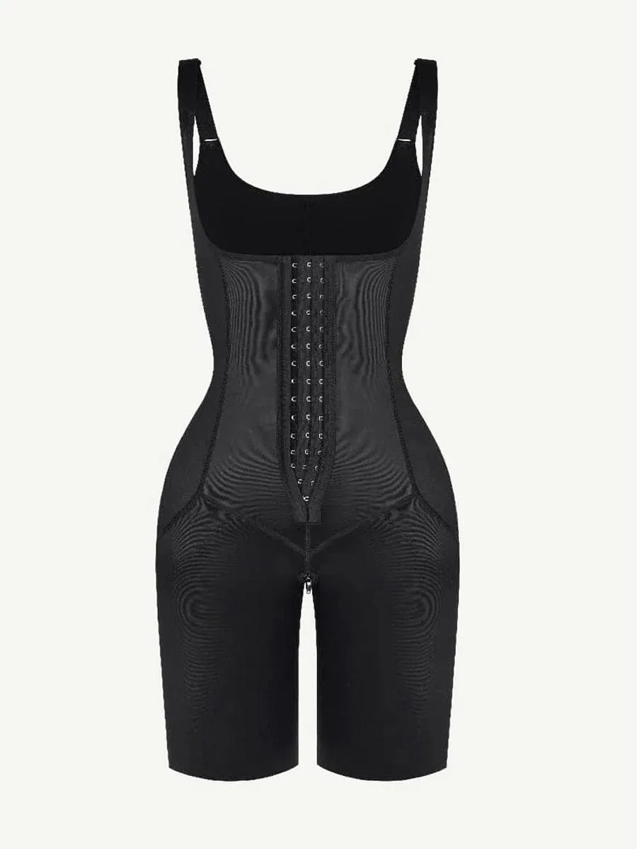 U Shaped Open Bust Tummy Control Shapewear Bodysuit
