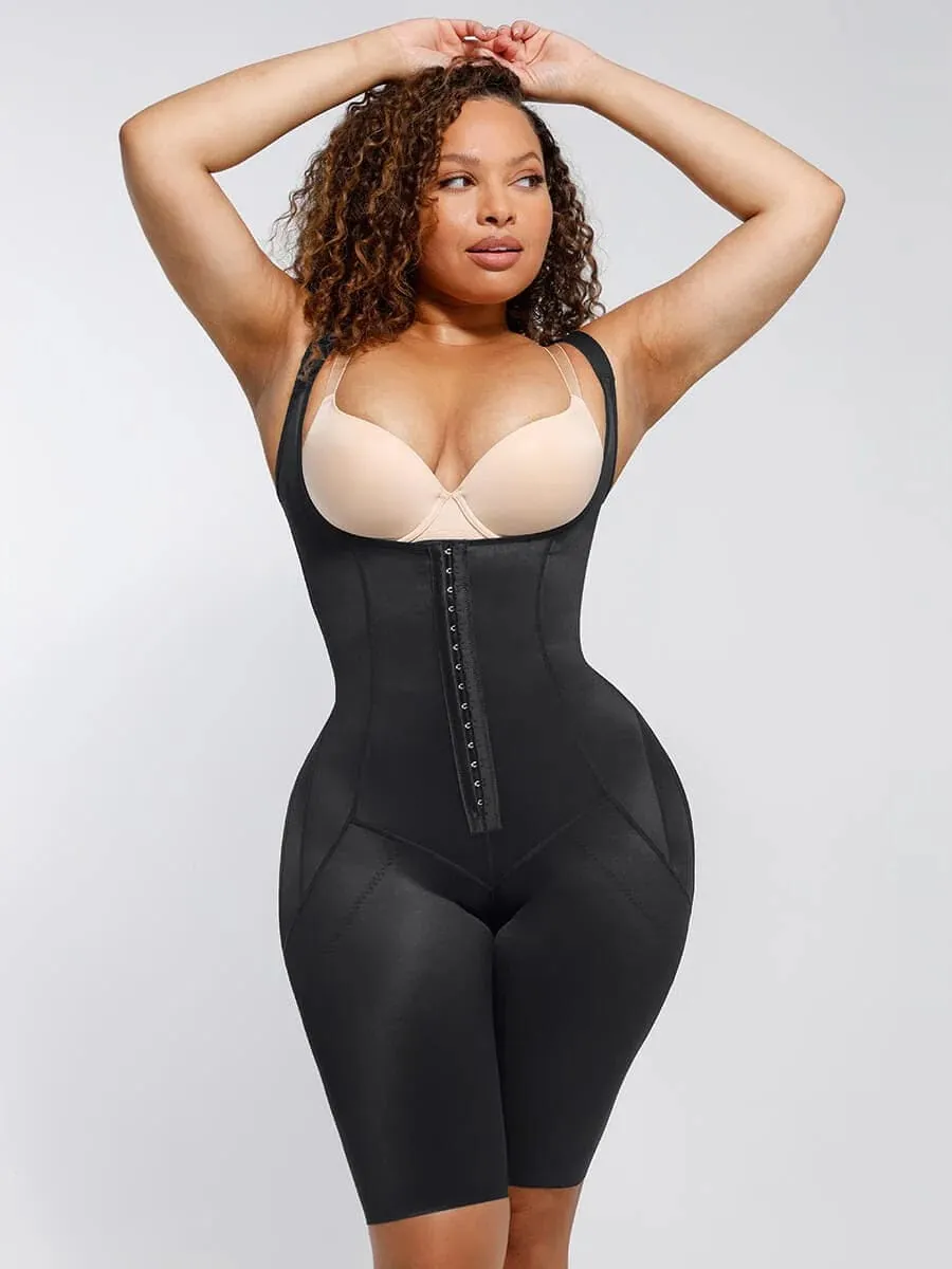 U Shaped Open Bust Tummy Control Shapewear Bodysuit