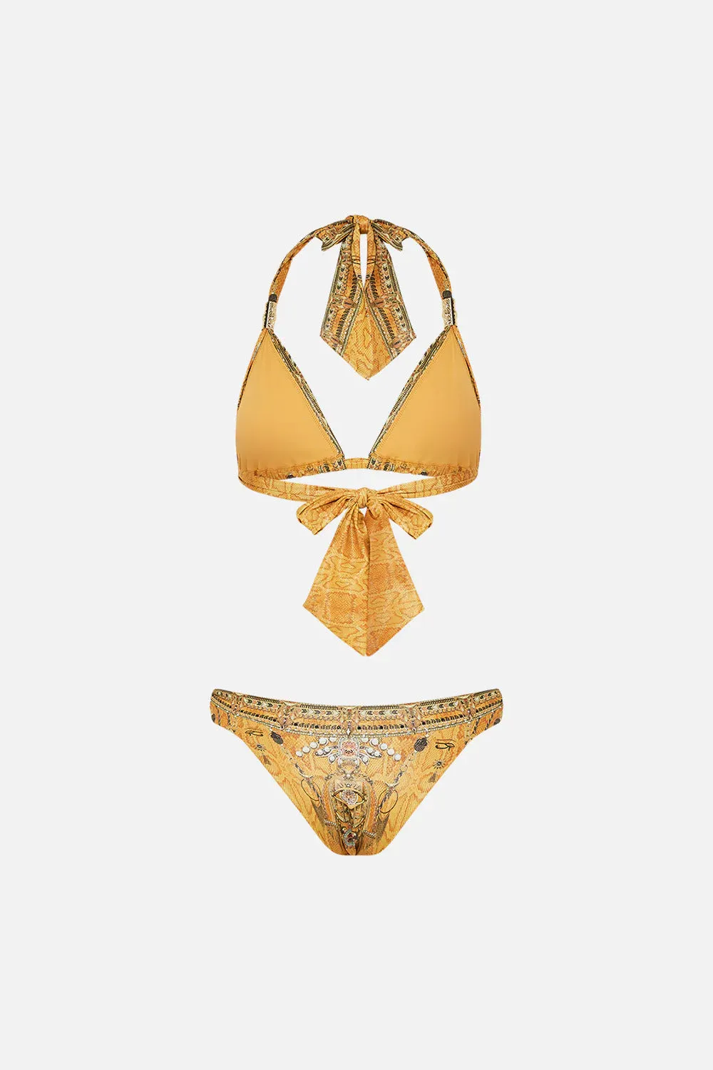 Valley Of The Kings Soft Tie Bikini With Trim