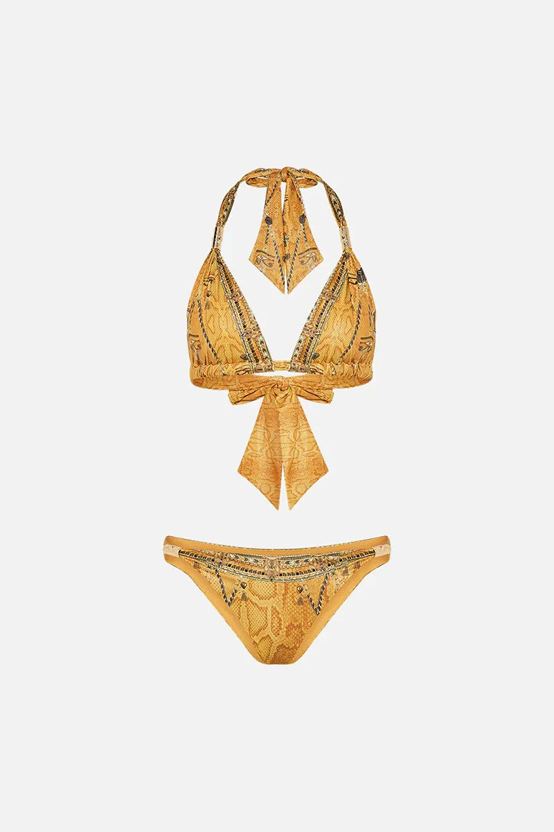 Valley Of The Kings Soft Tie Bikini With Trim