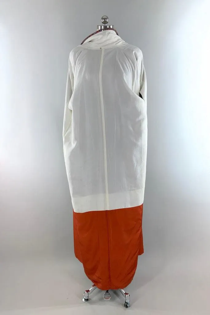 Vintage Grey Gardens Silk Kimono