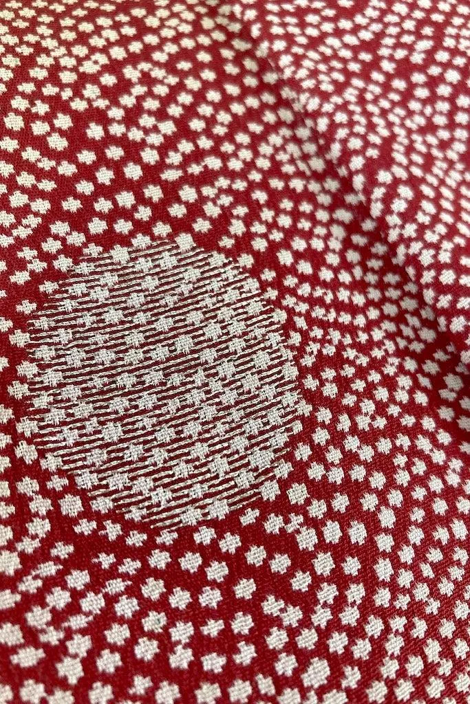 Vintage Red & Gold Silk Kimono