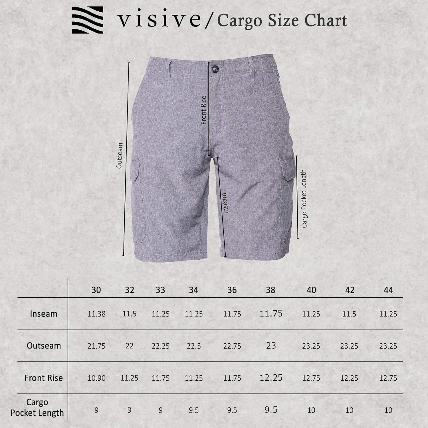 Visive Mens Shorts for Men, Hybrid Casual Golf Dress Flat Front Quick Dry Stretch Board Shorts, Lightweight Chino Short