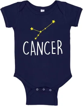 Zodiac Astrology Constellation Star Signs Baby Bodysuit/Toddler T-Shirt for New Baby Boy/Girl
